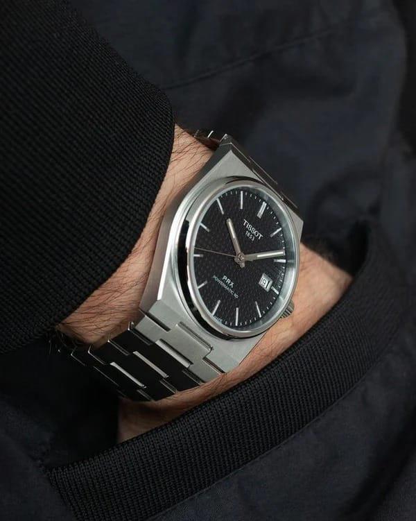 Tisot PRX 1853 Black Dial
