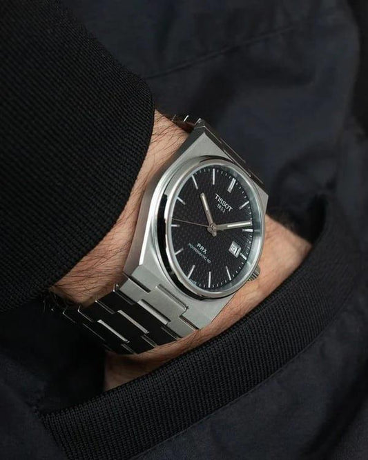 Tisot PRX 1853 Black Dial