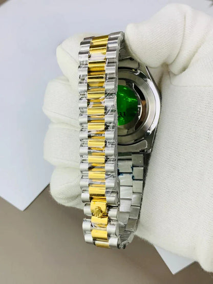 RLX Men Stone Model Date Just Stainless Steel - G Dial